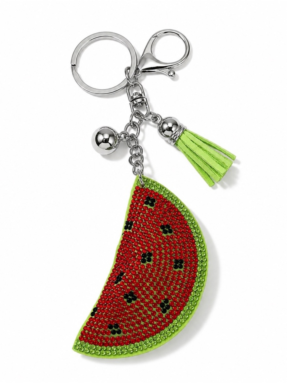 Rhinestone Watermelon Keyring bag backpack charm